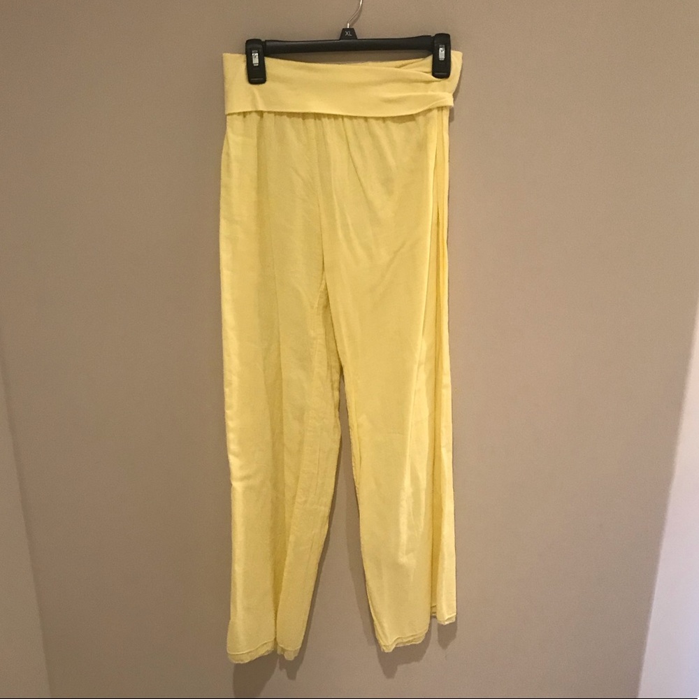 hard tail yellow flow pants